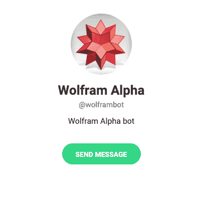 telegram bot list - wolframbot
