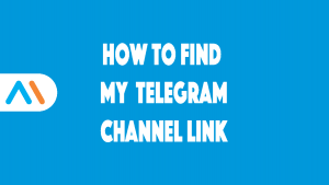 how to find my telegram channel link